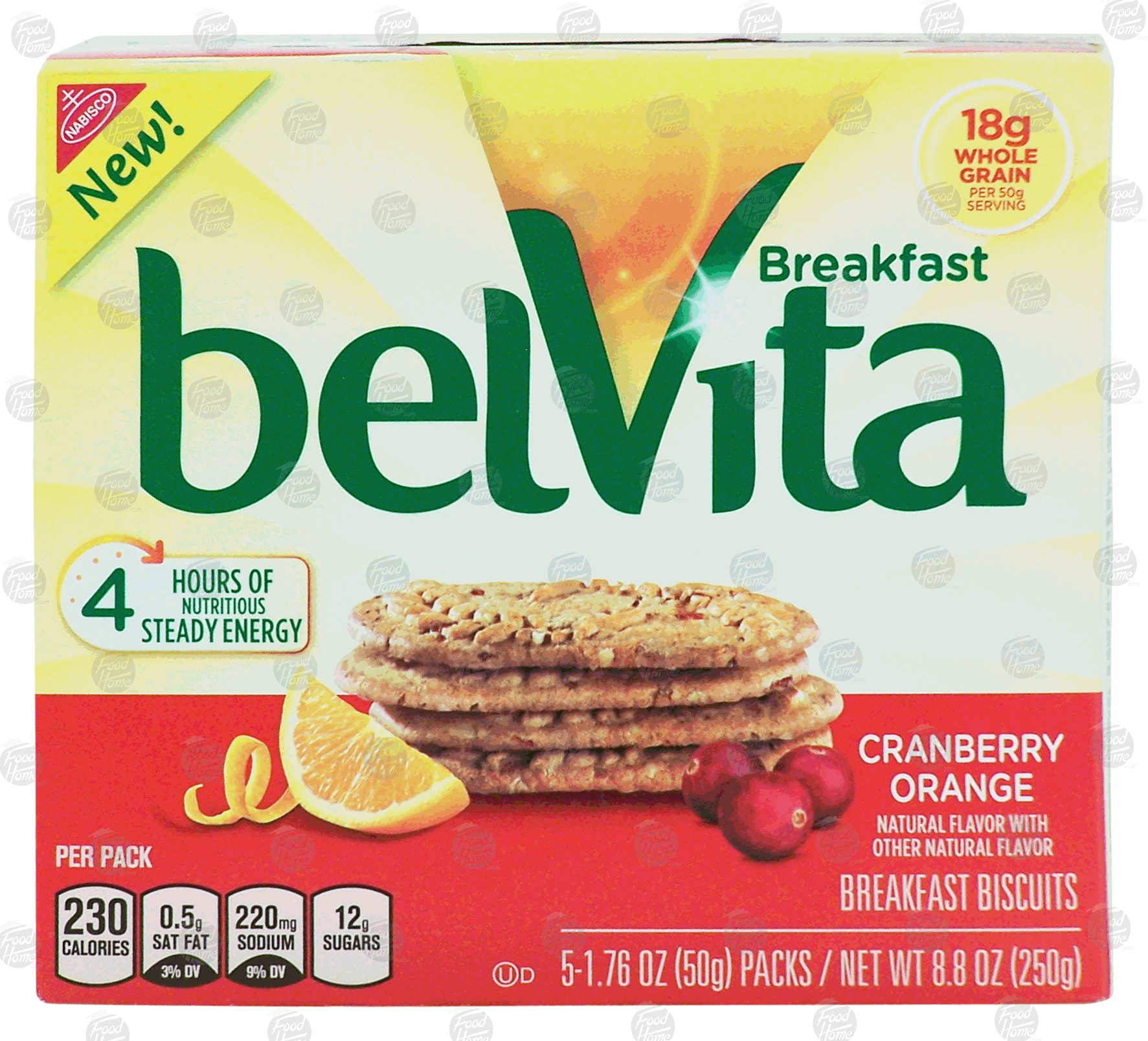 Nabisco Belvita breakfast biscuits, cranberry orange, 5 packs Full-Size Picture